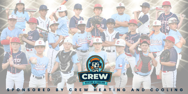 Youth Baseball Team Sponsor - CREW Heating & Cooling